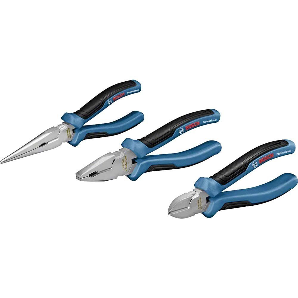 Bosch Professional 3 Piece Plier Set - Image 1