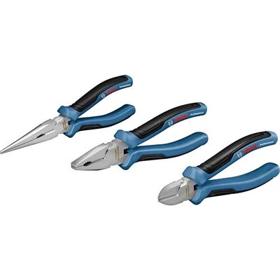 Bosch Professional 3 Piece Plier Set