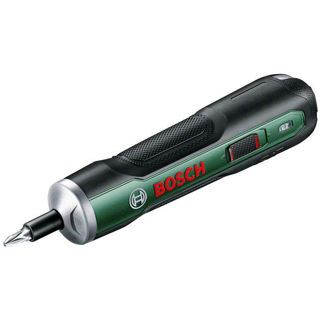 BOSCH PushDrive Screwdriver - Black & Green - Image 1