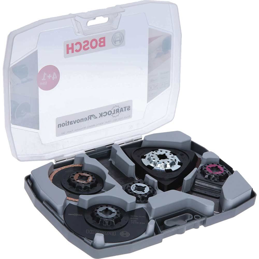 Bosch 5 Piece Renovation Starlock Oscillating Multi Tool Blade Set - Image 1