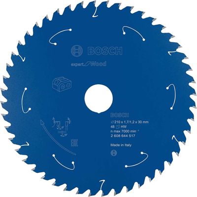 Bosch EXPERT Wood Cutting Table Saw Blade 210mm 48T 30mm