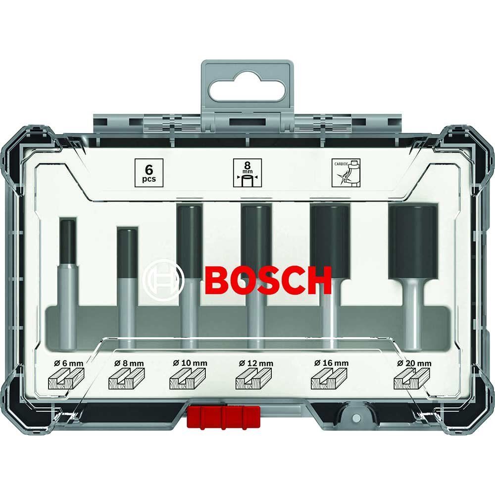 Bosch PRO 6 Piece 1/4" Router Bit Set - Image 1