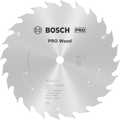 Bosch PRO Cordless Wood Cutting Circular Saw Blade 150mm 24T 10mm