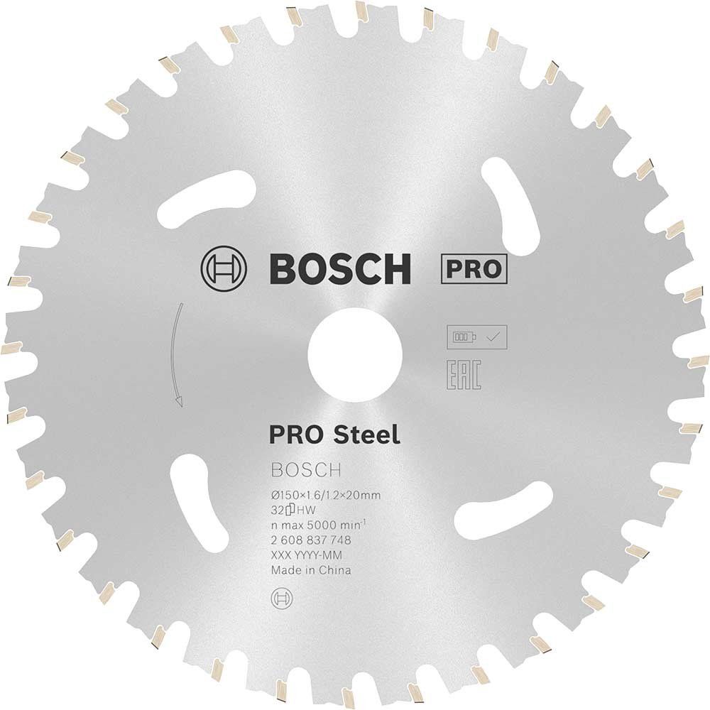 Bosch PRO Cordless Circular Saw Blade for Steel 150mm 32T 20mm - Image 1