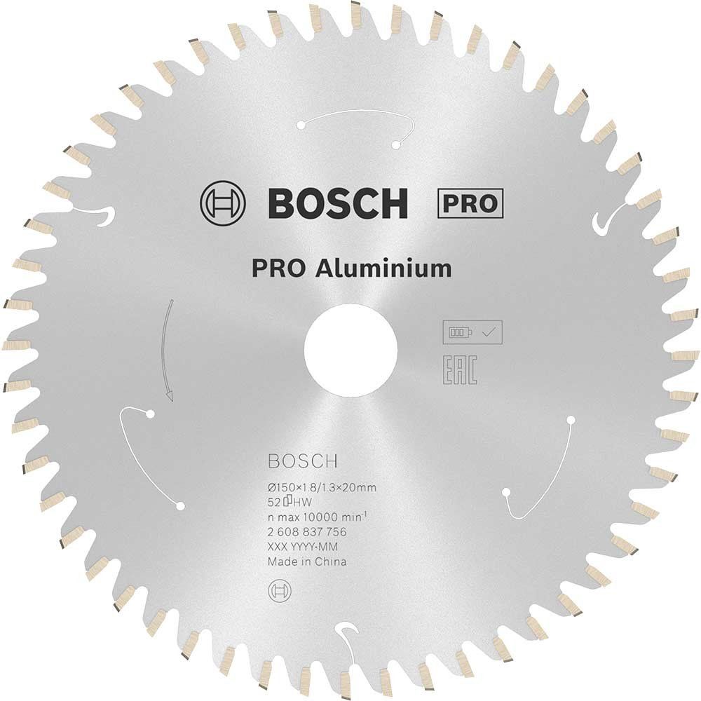 Bosch PRO Cordless Circular Saw Blade for Aluminium 150mm 52T 20mm - Image 1