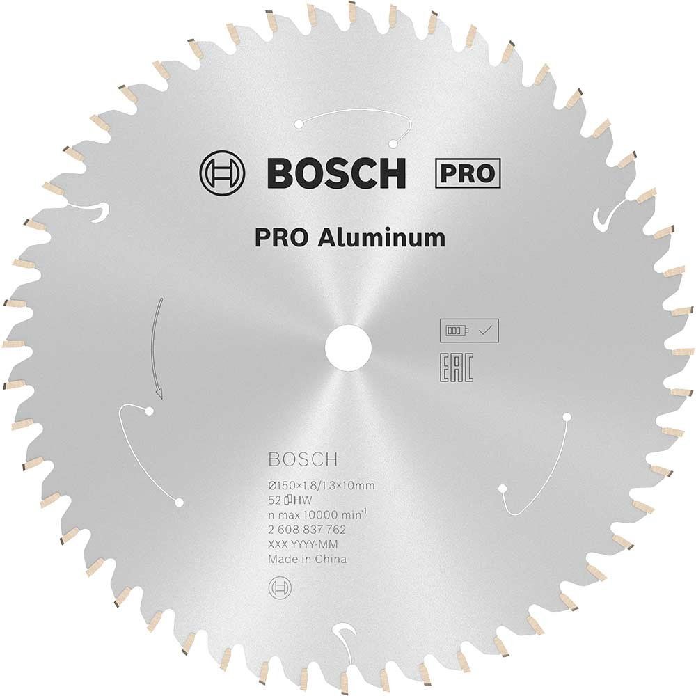 Bosch PRO Cordless Circular Saw Blade for Aluminium 150mm 52T 10mm - Image 1