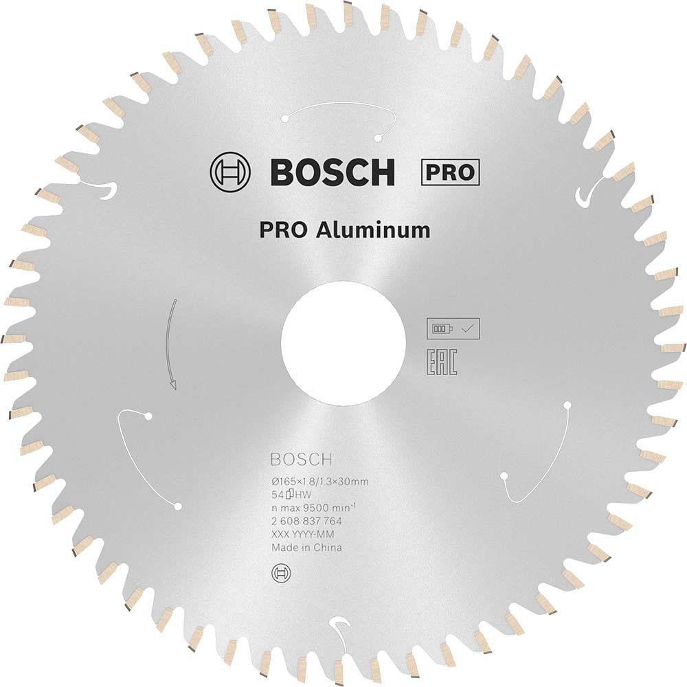Bosch PRO Cordless Circular Saw Blade for Aluminium 165mm 54T 30mm - Image 1