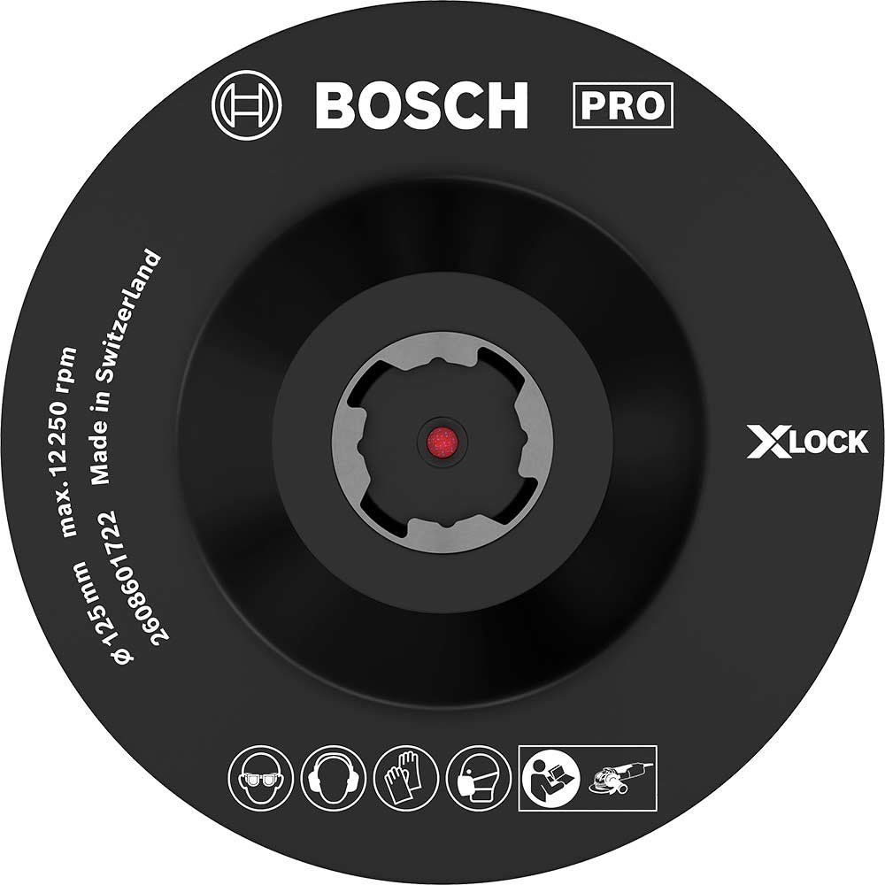 Bosch PRO X Lock Hook and Loop Backing Pad 125mm - Image 1