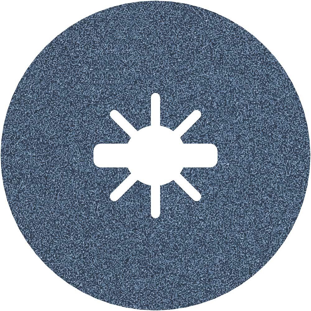 Bosch PRO X LOCK R574 Fibre Sanding Disc 115mm 115mm 80g Pack of 1 - Image 1