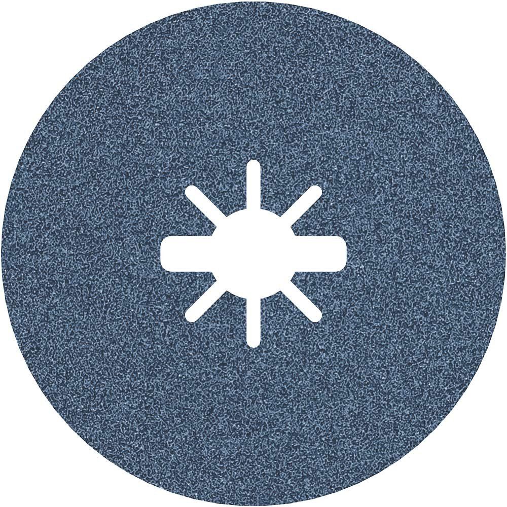 Bosch PRO X LOCK R574 Fibre Sanding Disc 125mm 125mm 80g Pack of 1 - Image 1