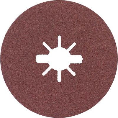 Bosch EXPERT X LOCK R444 Fibre Sanding Disc 125mm 125mm 120g Pack of 1
