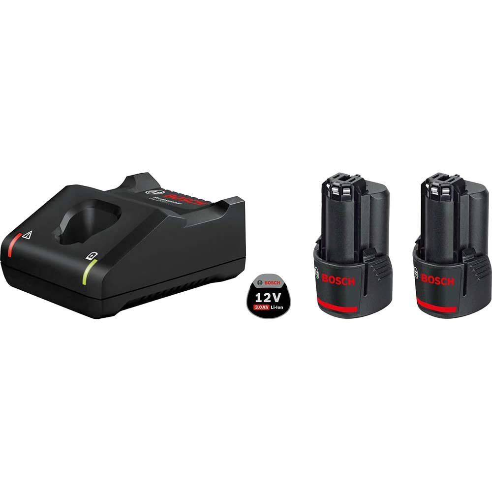 Bosch Genuine PRO 12v Cordless Li-ion Battery 3ah and Charger Set 3ah - Image 1