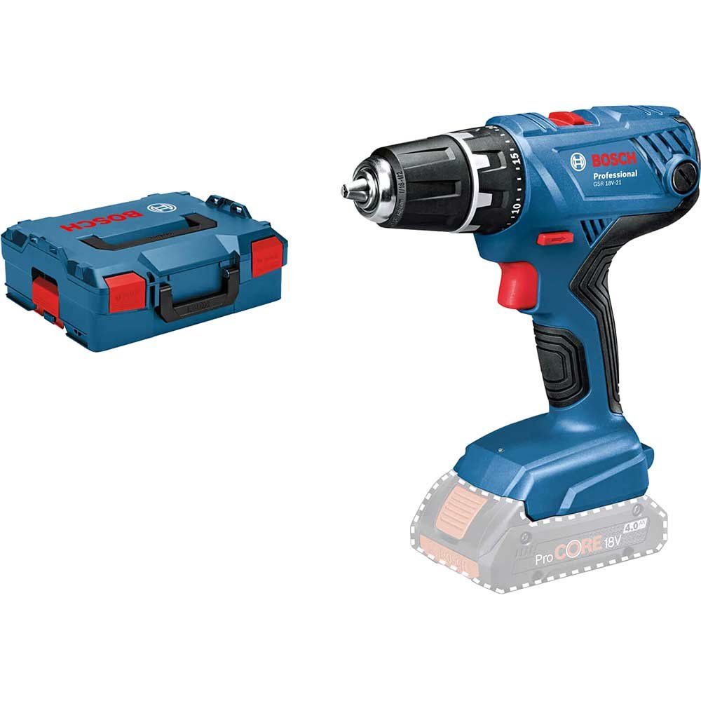 Bosch GSB 18V-21 18v Cordless Brushless Combi Drill No Batteries No Battery Charger Case - Image 1