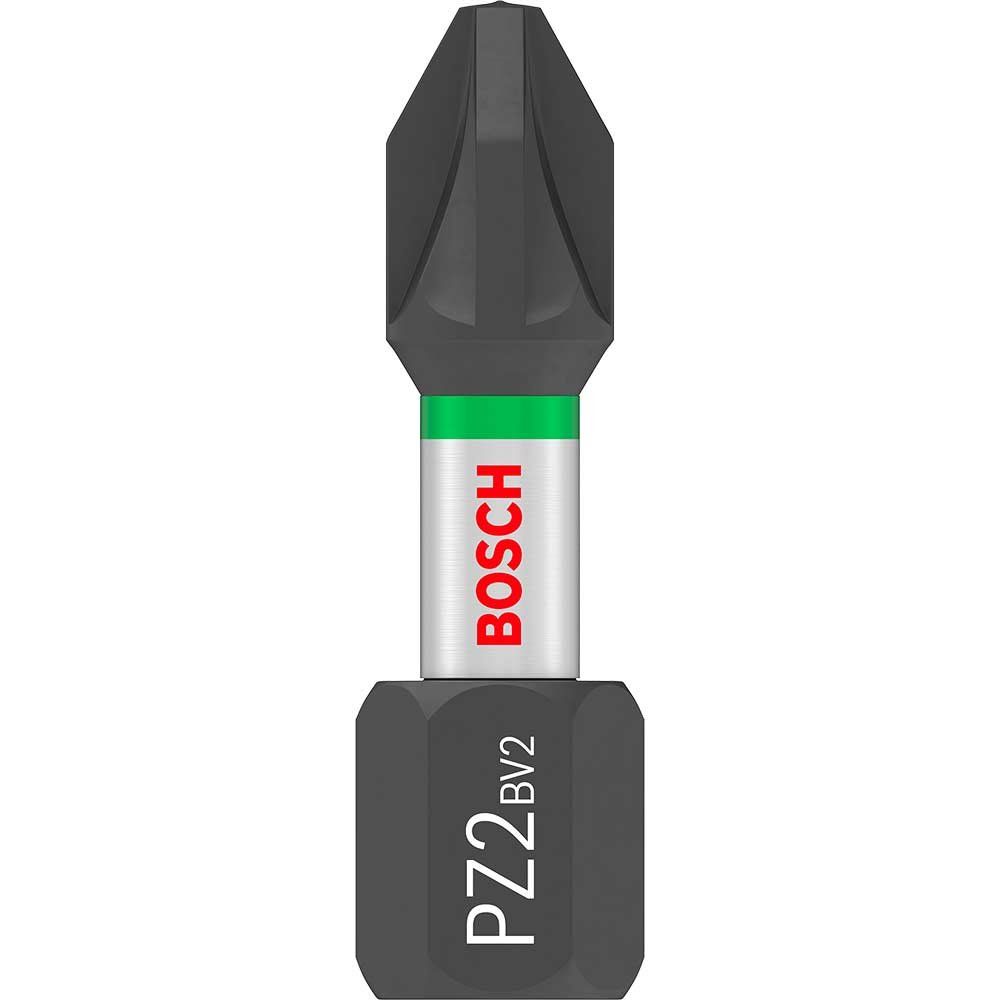 Bosch PRO Impact Control Torsion Pozidriv Screwdriver Bits PZ2 25mm Pack of 25 - Image 1