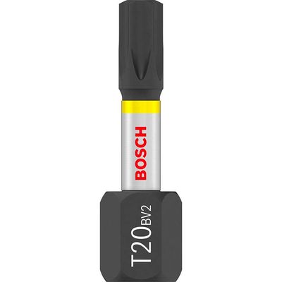 Bosch PRO Impact Control Torsion Torx Screwdriver Bits T20 25mm Pack of 25
