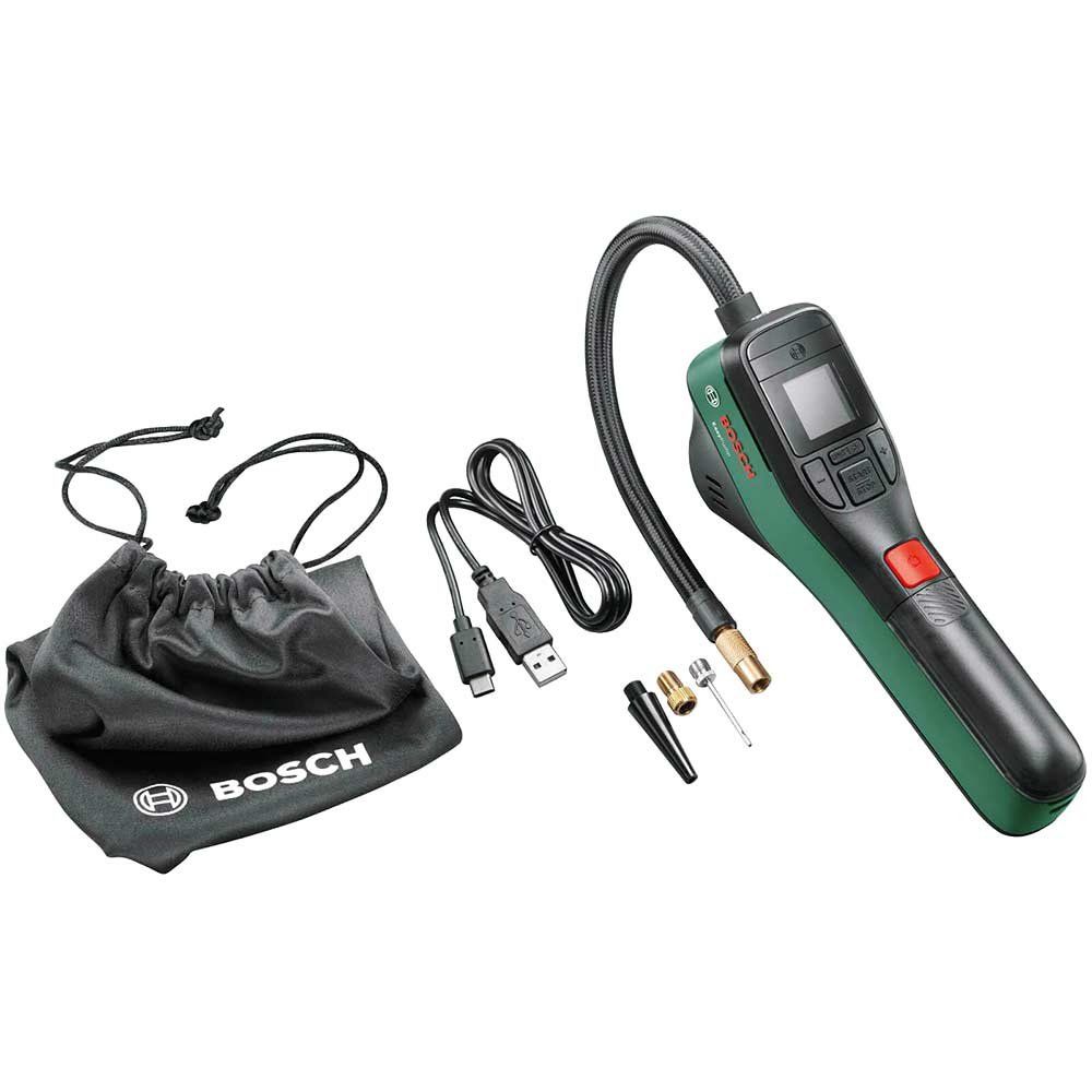Bosch EASYPUMP 3.6v Cordless Air Pump with Light 1 x 3ah Integrated Li-ion Battery Charger Bag - Image 1