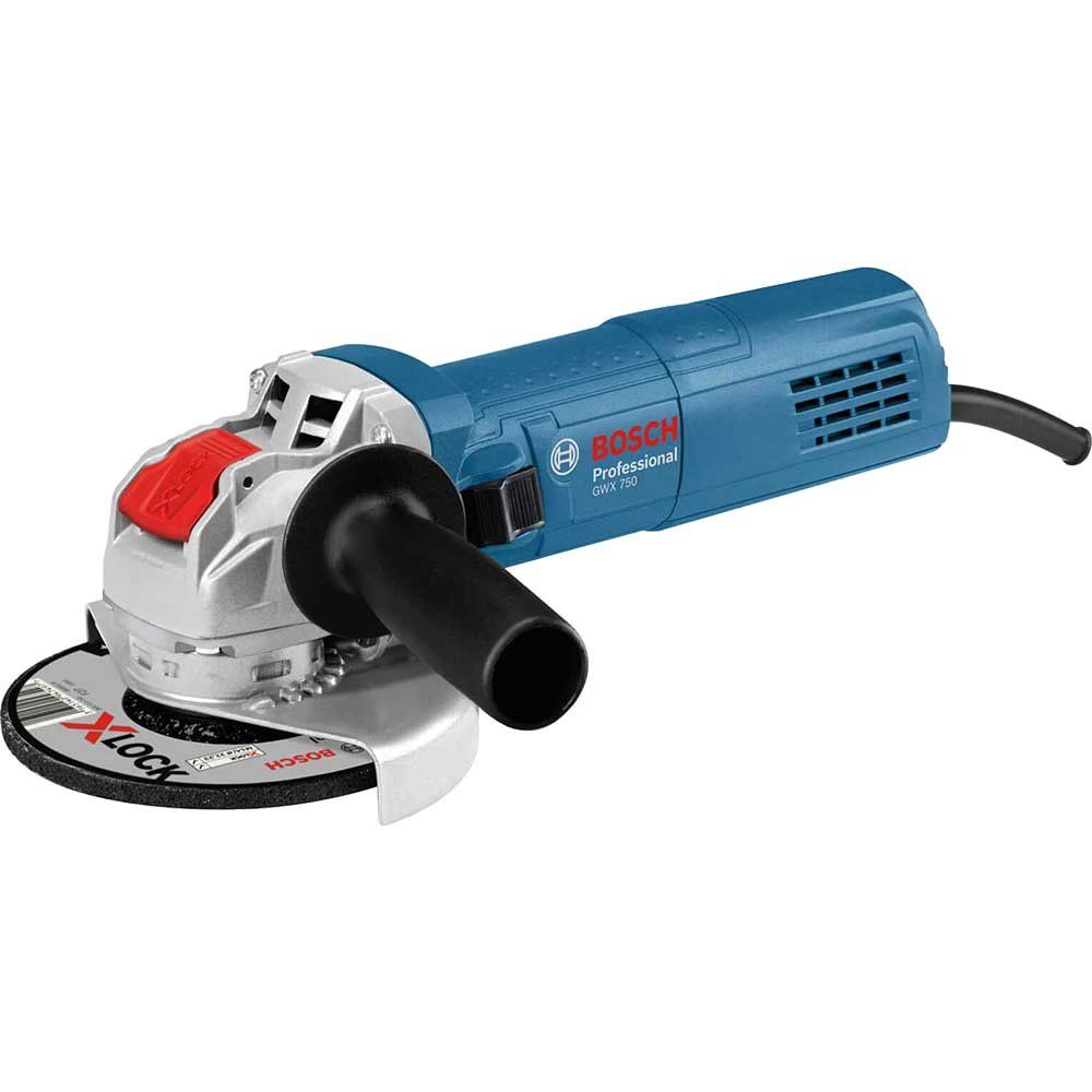 Bosch GWX 750-115 X Lock Angle Grinder 115mm 110v - Image 1