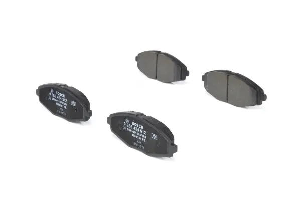 Bosch Front Brake Pad Set Lanos Matiz Spark | 0986 424 512 | Euro Car Parts