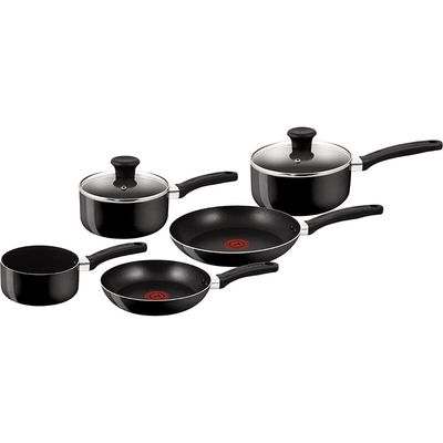 Delight 5 Piece Set with Lids - Black