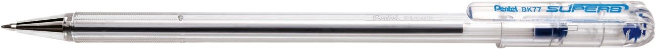 Pentel Superb Medium Blue Stick ballpoint pen 12 pc(s) - Image 1