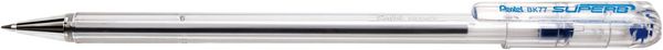Pentel Superb Medium Blue Stick ballpoint pen 12 pc(s)
