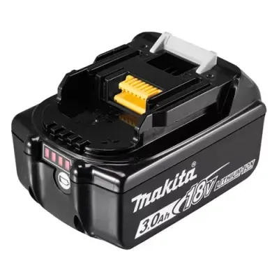 Makita 197599-5. Product type: Battery Battery technology: Lithium-Ion (Li-Ion) Battery capacity: 3 Ah. Battery weight: 640 g