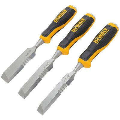 DeWalt 3 Piece Side Strike Wood Chisel Set