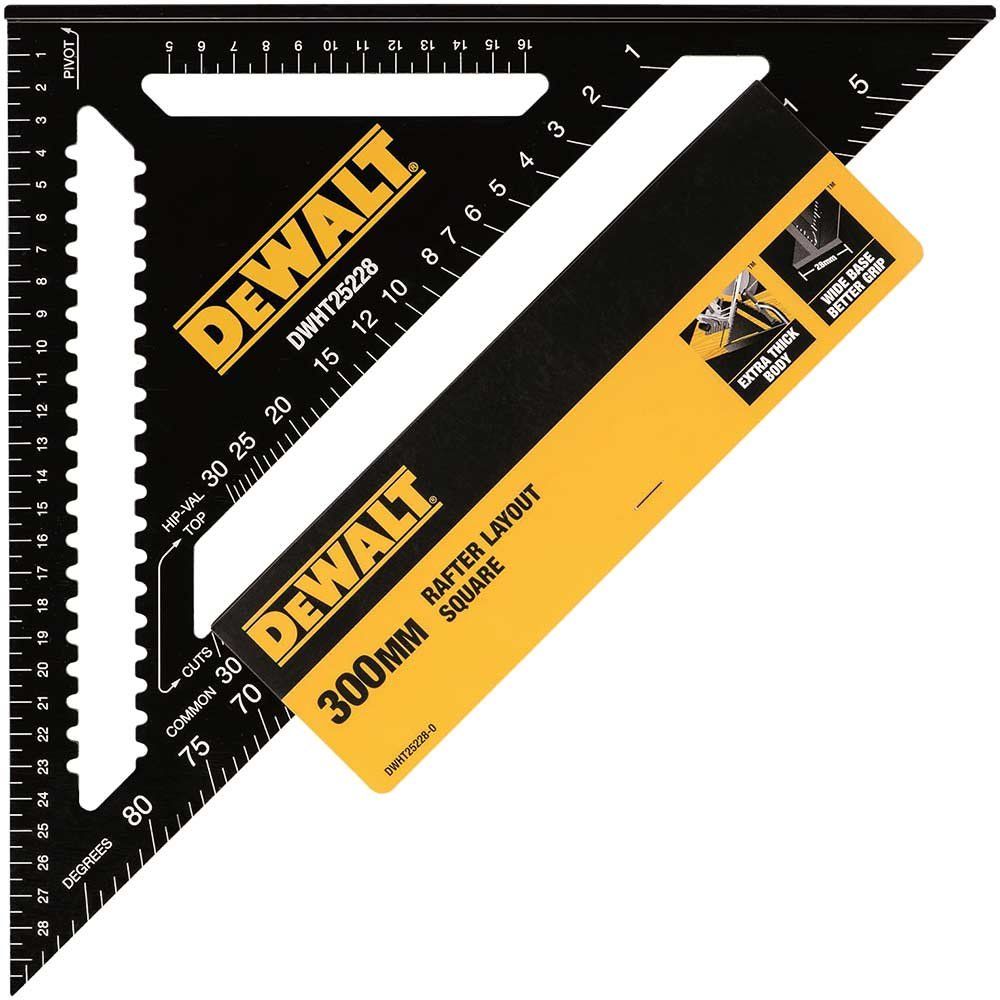 DeWalt Aluminium Quick Square Metric 300mm - Image 1