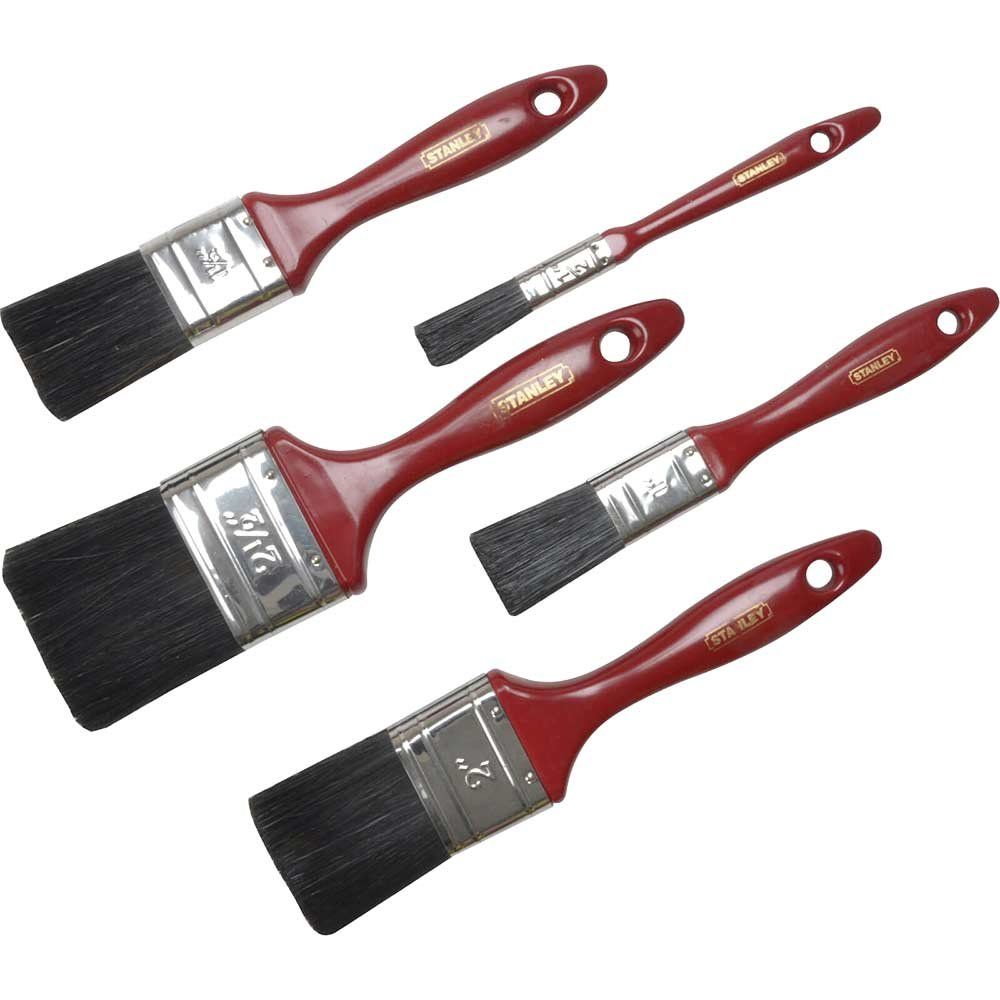 Stanley 5 Piece Decor Paint Brush Set - Image 1
