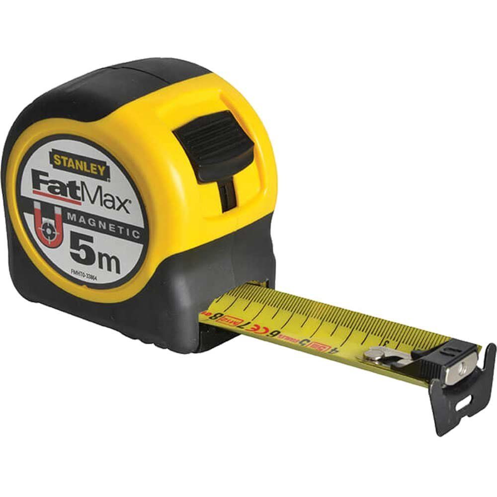 Stanley FatMax Blade Armor Magnetic Tape Measure Metric 5m 32mm - Image 1