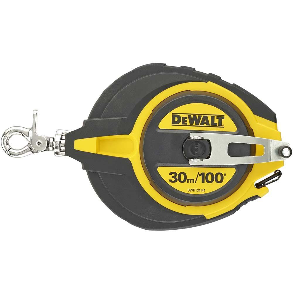 DeWalt Steel Long Tape Measure Imperial & Metric 100ft / 30m 12mm - Image 1