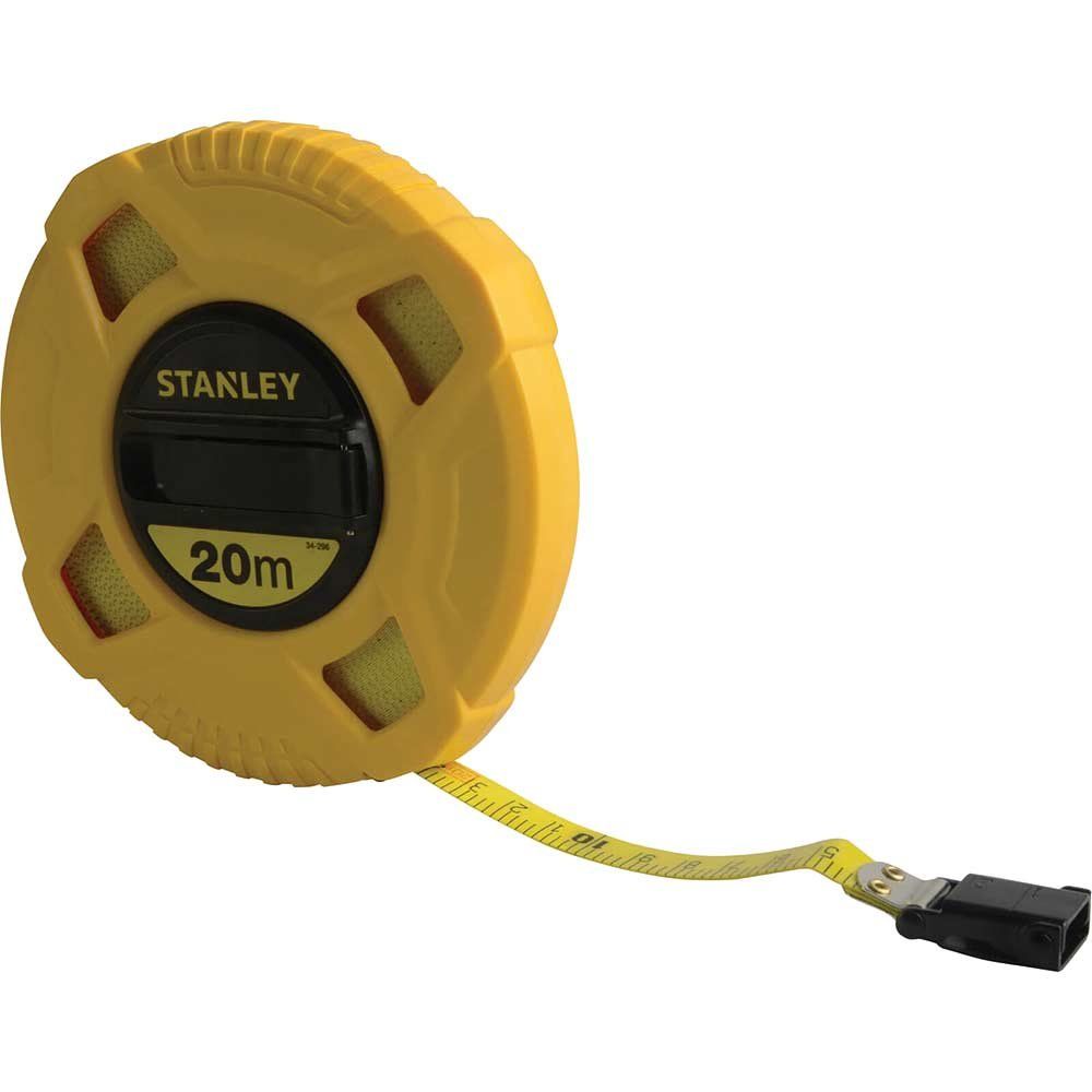 Stanley Closed Case Fibreglass Tape Measure Metric 20m 12.7mm - Image 1