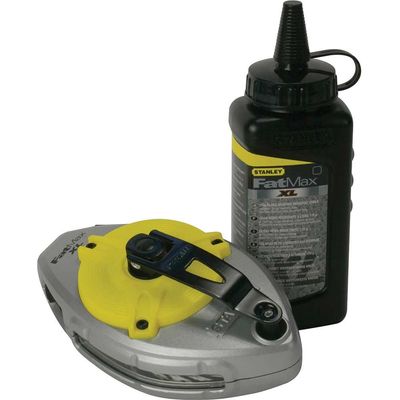 Stanley FatMax XTREME Chalk Line Reel and Chalk Refill 30m - Thumbnail 2