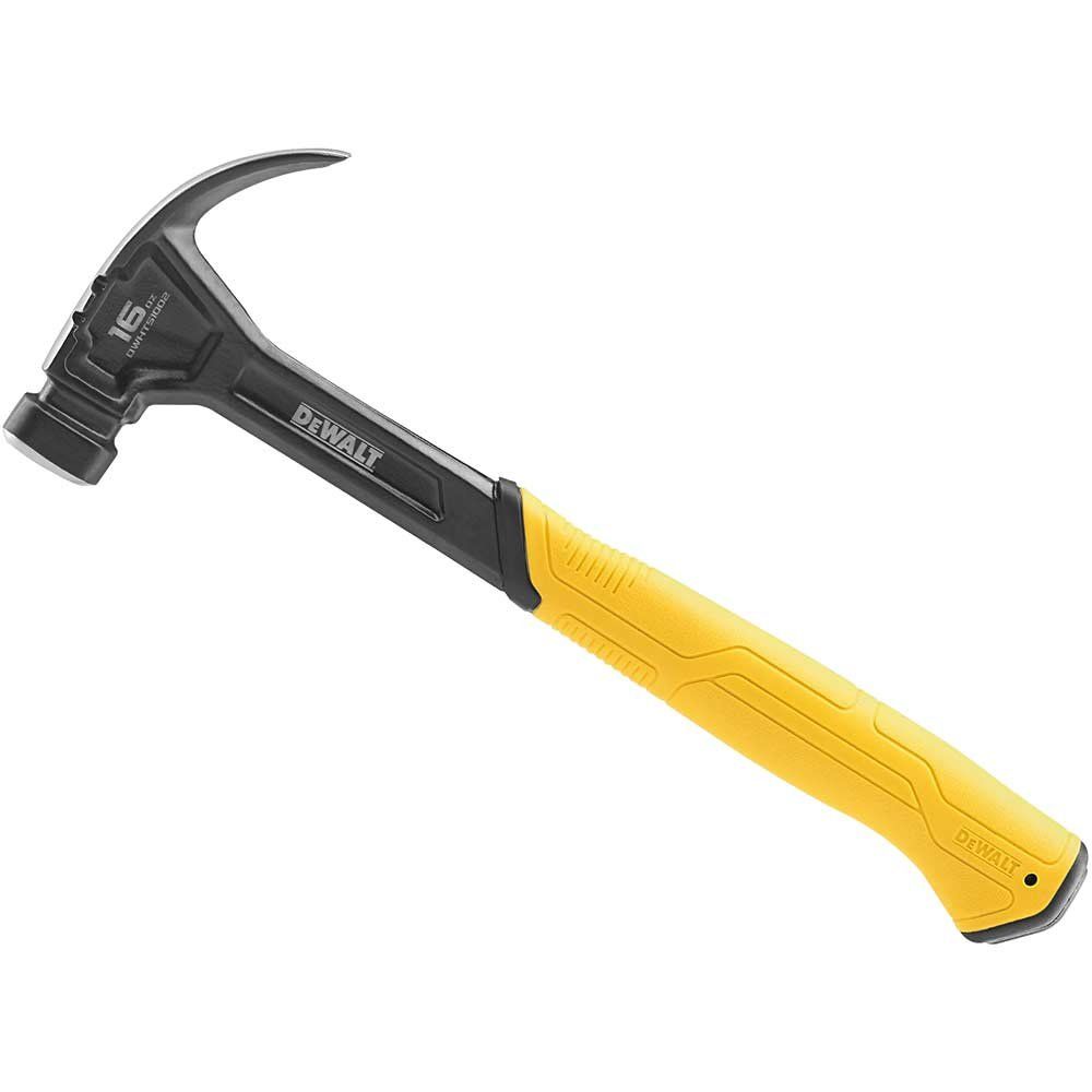 DeWalt Smooth Face Curved Claw Hammer 450g - Image 1