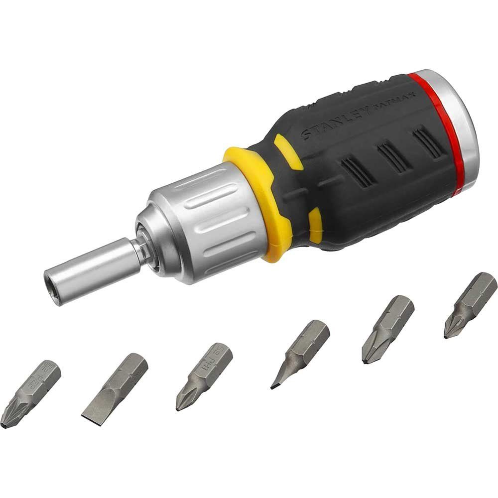 Stanley Fatmax Stubby Ratchet Bit Screwdriver - Image 1