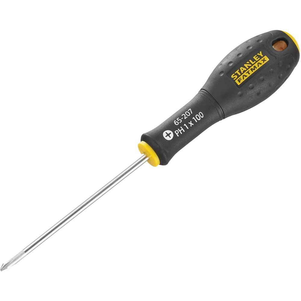 Stanley 0-65-207 Fatmax Phillips Screwdriver Ph1 X 100Mm - Image 1
