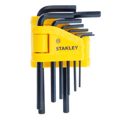 Stanley 0-69-251 Metric Hex Key Set 8 Piece (1.5 - 6Mm)