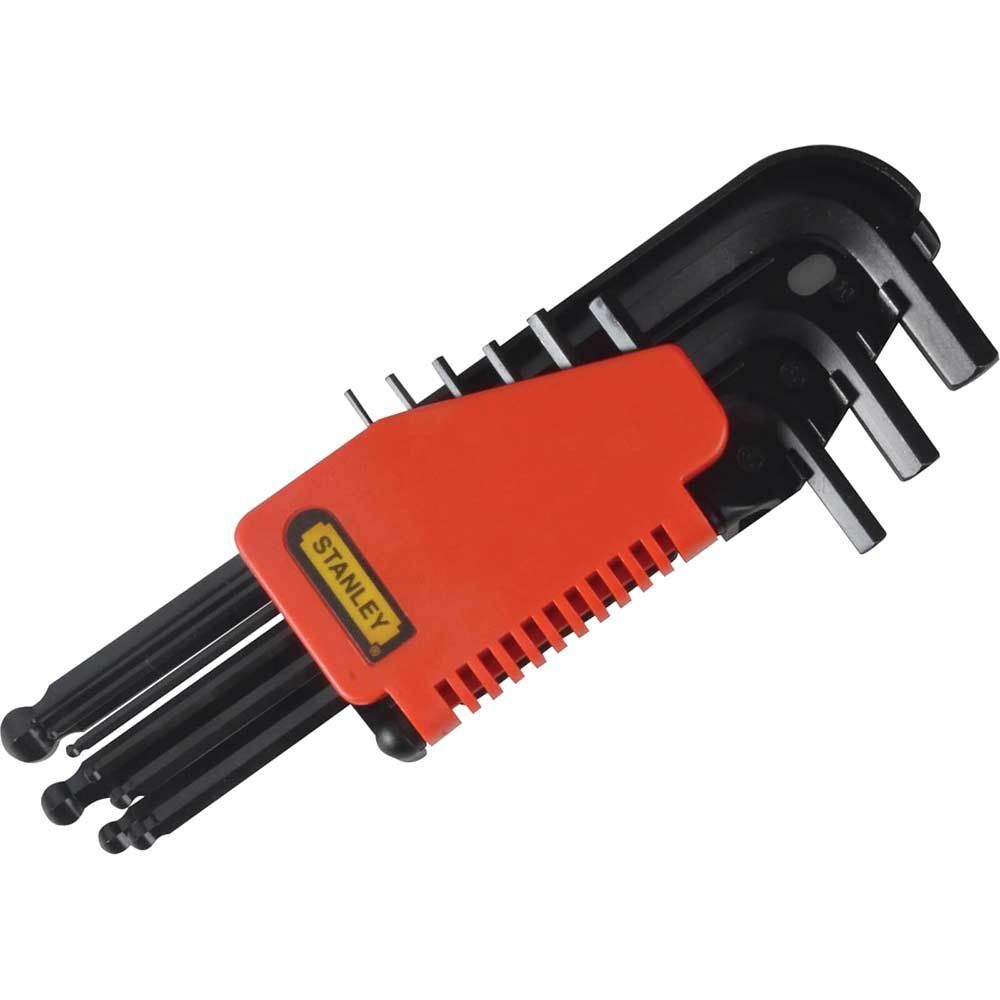 Stanley 9 Piece Ball End Hexagon Allen Key Set - Image 1