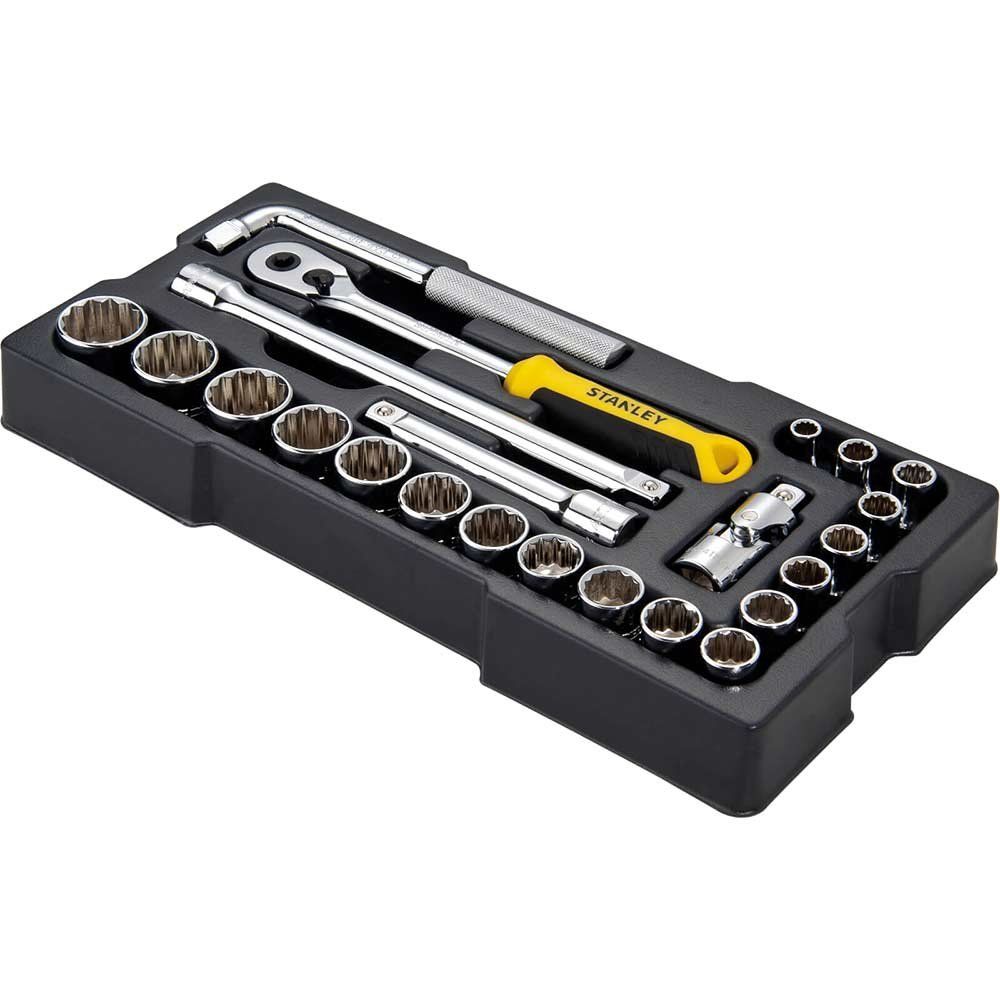 Stanley 23 Piece 1/2" Drive Socket Set Module 1/2" - Image 1