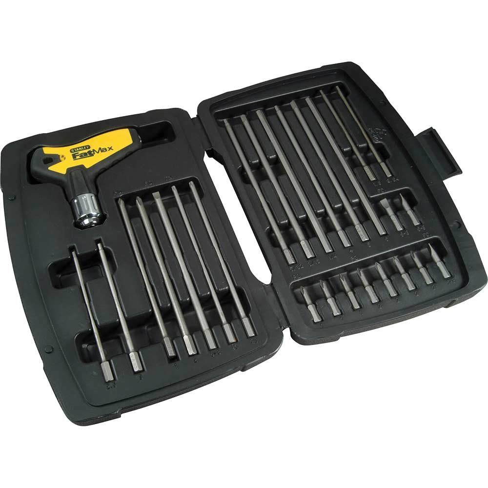 Stanley FatMax 27 Piece T Handle Ratchet Power Key Set - Image 1