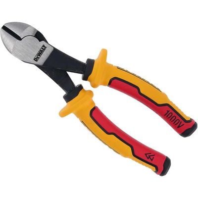 DeWalt VDE Insulated Diagonal Cutting Pliers 160mm