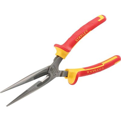 Stanley FatMax Insulated VDE Long Nose Pliers 200mm