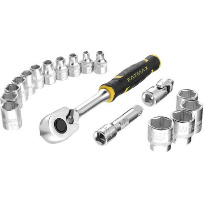 Stanley Fatmax 18 Piece 3/8" Drive Hexagon Socket Set 3/8"