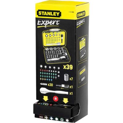 Stanley 39 Piece Socket and Bit Set 1/4"