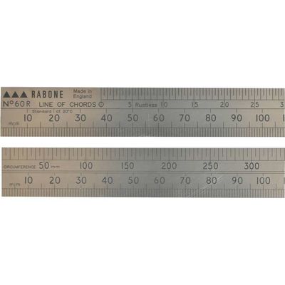 Stanley 60R Line Of Chords Engineers Steel Folding Rule 24" / 600mm