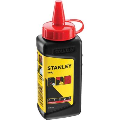 Stanley 1-47-404 Red Builders Chalk 115G