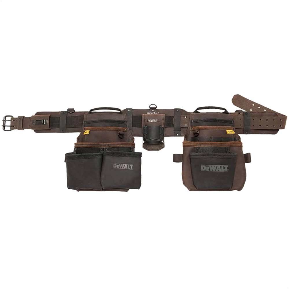 DeWalt Pro 18 Pocket Leather Tool Belt Rig - Image 1