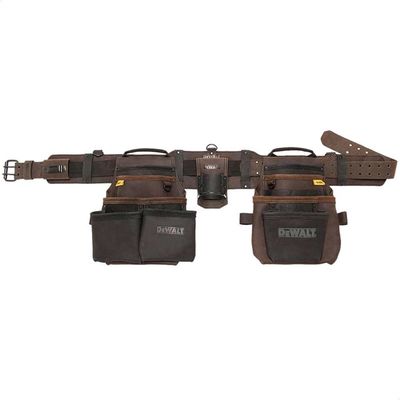 DeWalt Pro 18 Pocket Leather Tool Belt Rig