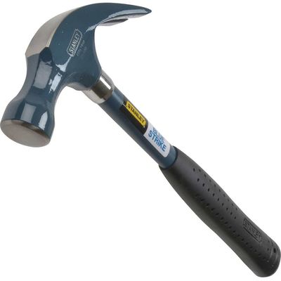Stanley Blue Strike Claw Hammer 450g