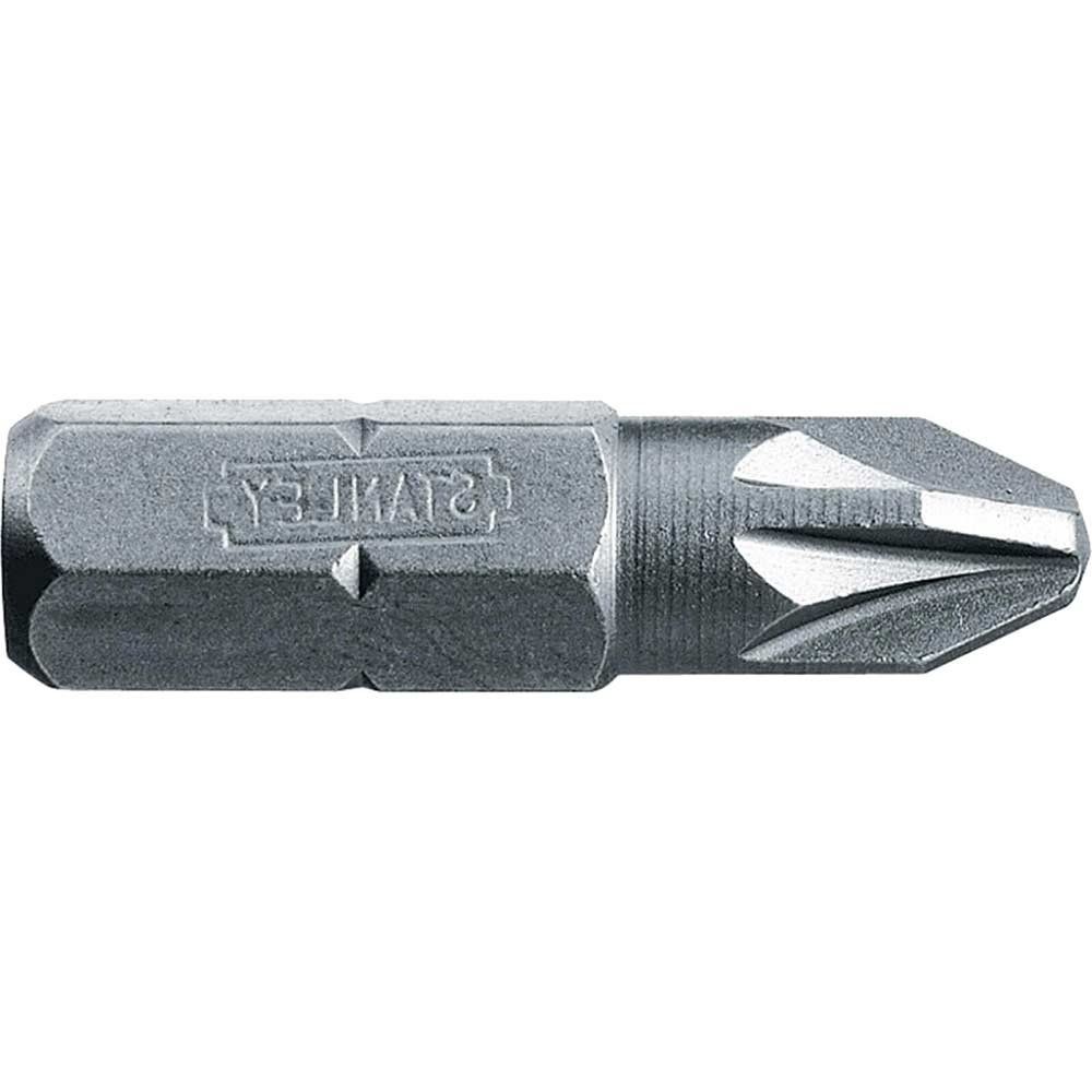 Stanley Pozi Screwdriver Bit PZ1 25mm Pack of 25 - Image 1